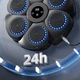 Музыкальная панель для бокса с 6 мишенями боксерский тренажер с LED подсветкой и Bluetooth интеллектуальная настенная груша + перчатки (VТ001) - изображение 6