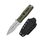 Нож выживания Kizer Norcross Olive Green G10 Handle Nitro-V Spear Point Partially Serrated Edge (ZX-FB01A4) - изображение 2