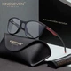 Очки компьютерные Blue Blocker для мужчин и женщин KINGSEVEN 9007 Red - изображение 1
