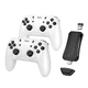 Джойстик ігровий контролер HOCO GA31 Collection Game Box & Dual Wireless Gamepads Set White - зображення 1