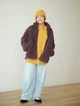 Куртка на блискавці UNIQLO зі штучного хутра 1159853680 (Фіолетовий M) - зображення 8