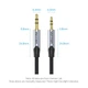 Кабель Vention 3.5mm Male to 2.5mm Male 5m Black (BKFHJ) - зображення 3