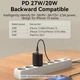 Зарядний пристрій Vention USB-C 30W PD3.0 QC4.0 PPS Black (FAIB0-EU) - зображення 4