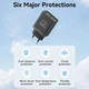 Зарядний пристрій Vention USB-C 30W PD3.0 QC4.0 PPS Black (FAIB0-EU) - зображення 12