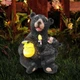 Синьхудзвінка статуетка у формі ведмедя на сонячних батареях Bear Outdoor Decorative - зображення 4