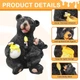 Синьхудзвінка статуетка у формі ведмедя на сонячних батареях Bear Outdoor Decorative - зображення 5