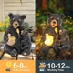 Синьхудзвінка статуетка у формі ведмедя на сонячних батареях Bear Outdoor Decorative - зображення 7