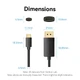 Кабель Vention USB-C to DP 4K@60Hz HD Cable 1.5m Black (CRJBG) - зображення 11