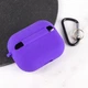 Силиконовый футляр с микрофиброй для наушников AirPods Pro 3, Фиолетовый / Ultra Violet - изображение 2