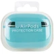 Силиконовый футляр с микрофиброй для наушников Airpods Pro 3 Бирюзовый / Marine Green - изображение 5