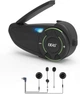 Мотогарнитура EJEAS Q8, интерком Bluetooth 1000м с CVC шумоподавлением, FM, IP67, 1200 мАч с Mesh 3.0 для мото - изображение 1