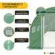 Садовая теплица парник готовая от производителя Garden 18м2 Green Mosquito Door - изображение 4