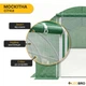 Садовая теплица парник готовая от производителя Garden 18м2 Green Mosquito Door - изображение 8