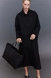 Пальто в составе с шерстью H&M 1246650002c55 XL черное (100005347) - изображение 1