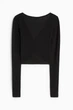 Вязаный топ C&A 2207529c57 XL черный (100005771) - изображение 6