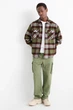 Рубашка в клетку relaxed fit C&A 2226340c57 S комбинированная (100005907) - изображение 3