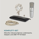 Мікрофон конденсаторний Auna MIC-920, USB-мікрофон для стрімінгу, підкастів - зображення 4