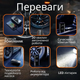 Автомобільний компресор бездротовий SUITU ST-9624 портативний насос для шин авто, мотоцикла, велосипеда, самоката і м’ячів 4000 мАг до 10.3 бар / 150 PSI до 30 л/хв цифровий дисплей автостоп LED-підсвітка чорний - зображення 8