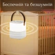 Сенсорна настільна LED лампа - ночник светильник с акумулятором /регулировка яркости/ теплый холодный свет переносной с ручкой - изображение 8