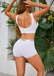Женские хлопковые шортики трусики Сute and Comfort (2012-48-01) Белый 48 FINETOO (XL) - изображение 3