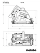 Пила дискова занурювальна безщіткова METABO - KT 66 BL (601166500) - зображення 7