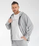 Чоловіче спортивне худі на блискавці Uaclothes 50-52 Сірий (like36657-170831358) - изображение 4