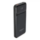 УМБ Power Bank Yoki YK-PMC1021 MaxCap 10000 mAh PD/QC 22,5W комплектується практичним кабелем Type C - Type C 20см Black - зображення 7