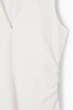 Сукня жіноча COS gathered asymmetric midi dress 1223501007 L Білий - изображение 9