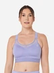 Спортивный топ для фитнеса женский ASICS Road Combination Bra 2012C996-501 75B Фиолетовый (4571633291609) - изображение 1