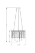 Люстра Zuma Line Verona RLD92174-8A - зображення 3