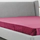 Простирадло-чохол на гумці полуторна ТЕП Velour 2-04756_35033 160х200 см бордова - зображення 3