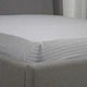 Простынь-чехол на резинке полуторная ТЕП Сатин Micro Chip 2-04797_34320 160х200 см светло-серая - изображение 4