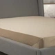 Простирадло-чохол на гумці полуторна ТЕП Velour 2-04756_35035 160х200 см золотий бежевий - зображення 3