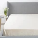 Простынь-чехол на резинке полуторная ТЕП Velour 2-04824_35032 180х200 см бежевая - изображение 2