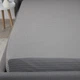 Простынь-чехол на резинке полуторная ТЕП Сатин Grey 2-04799_34319 180х200 см серая - изображение 2