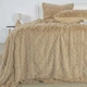 Покрывало евро з 2 наволочками ТЕП SOFT ANGORA 4-04885_34648 240х260 см золотой бежевый - изображение 2