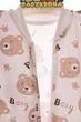 Евро-пеленка с шапкой футер Babykroha Мишка Baby коричневый 56 см (54921) - изображение 4