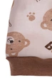 Евро-пеленка с шапкой футер Babykroha Мишка Baby коричневый 56 см (54921) - изображение 8