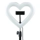Кільцева лампа Led RGB 26cm Heart JM26-10 режимів Black - зображення 1