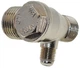 JB. Обратный клапан компрессора, резьба 1/2×3/8×М10, хром, качество (комп211) - изображение 1