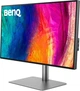 Монітор TFT 32" BenQ PD3225U, IPS, 4K, HDMI, DP, USB-C, USB hub, HAS, Pivot, темно-сірий (9H.LLYLA.RBE) - изображение 3