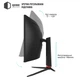 Монітор 34" Qube Overlord C34UQ180H - зображення 10