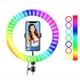 Кольцевая RGB селфи - лампа, 1000LM, d26 см, 20W, 3000K-6000K MJ-26, с регулируемой 10-уровневой яркостью - изображение 1