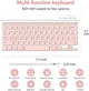 Чехол с клавиатурой для iPad Pro 13" (M4/M5) 2024/2025 съемный кейс подсветка розовый - Уценка - изображение 3