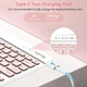 Чехол с клавиатурой для iPad Pro 13" (M4/M5) 2024/2025 съемный кейс подсветка розовый - Уценка - изображение 6