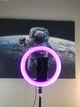 Кольцевая светодиодная лампа 10 Вт, 3200-6500K, 33 см, RGB LED RING MJ33/ с креплением для телефона и регулировкой цвета - изображение 5