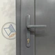 Двери INOKS входные уличные металлопластиковые модель INOX 10+стекло 850х2050 антрацит - изображение 2