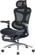 Крісло офісне з підставкою для ніг Sihoo DORO C300 Pro Mesh Black with footrest - зображення 4