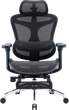 Крісло офісне з підставкою для ніг Sihoo DORO C300L Mesh Black with footrest - зображення 1