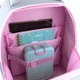Рюкзак шкільний Kite Education 555S для дівчинки Сірий 36.5x27x15.5см 14 л Ортопедичний каркасний 1-4 клас спинка Ergo Kids (K26-555S-1) - зображення 13
